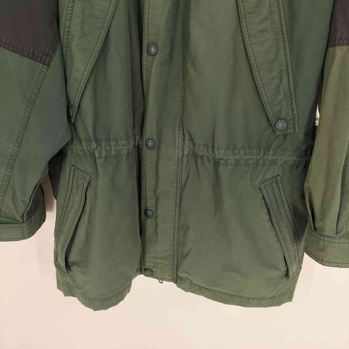 エディーバウアー Eddie Bauer 90-00S 黒タグ バイカラー ジップアップ マウンテンパーカー メンズ import:XL