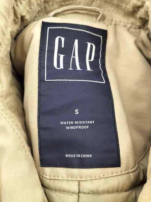 ギャップ Gap 裏地キルティング コットン ポリ ステンカラー コート 比翼ボタン メンズ import:S