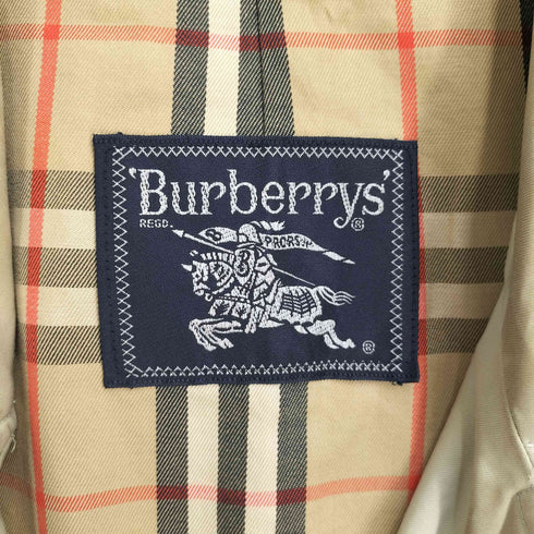 バーバリーズ BURBERRYS 90S 裏地ノバチェック ステンカラーコート メンズ