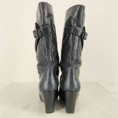 バレンシアガ BALENCIAGA vibram ウェッジソール レザーブーツ レディース ONE SIZE