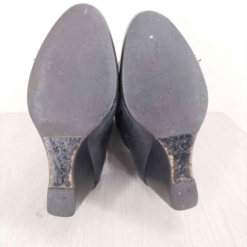 バレンシアガ BALENCIAGA vibram ウェッジソール レザーブーツ レディース ONE SIZE