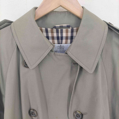 アクアスキュータム AQUASCUTUM イングランド製 トレンチコート メンズ