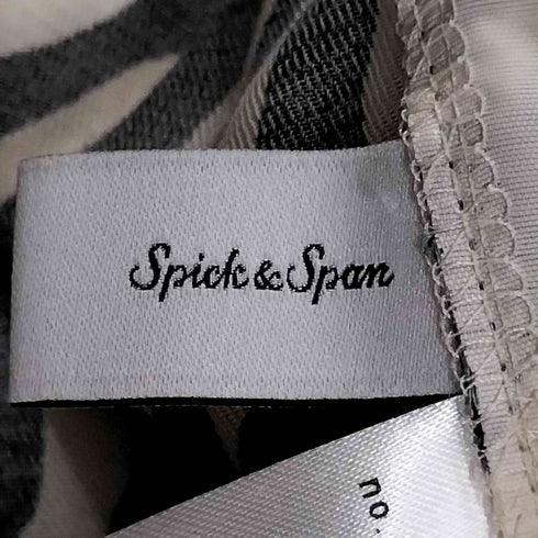 スピックアンドスパン Spick and Span ゼブラプリントイージーパンツ レディース