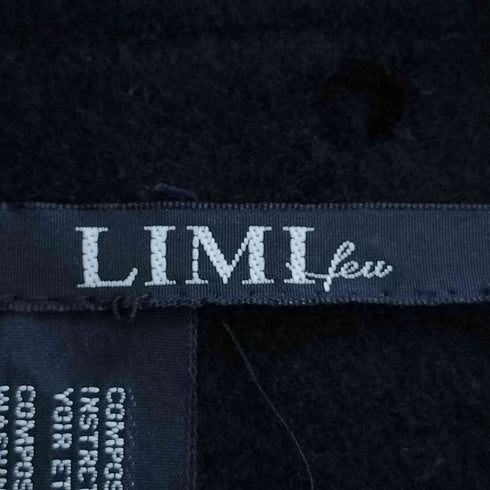 リミフゥ LIMI feu パンチング ノーカラージャケット レディース JPN:S
