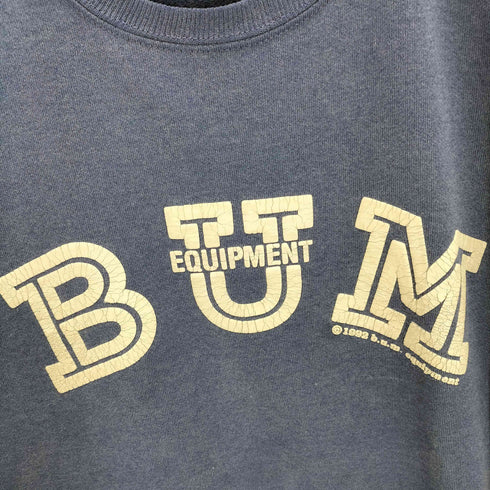 BUM EQUIPMENT  90S プリントクルーネックスウェット メンズ