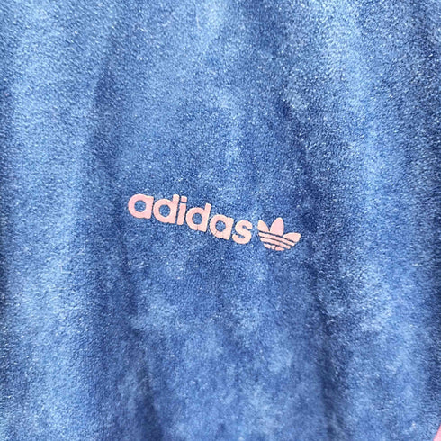 アディダス adidas 80s ロゴ刺繍 配色 パイル地トラックジャケット メンズ JPN:L