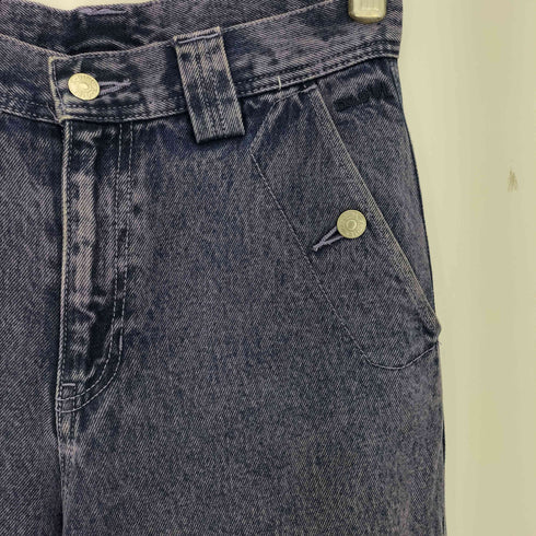 エックスガール X-girl DENIM CARGO PANTS デニム カーゴ パンツ ケミカルウォッシュ レディース JPN:2