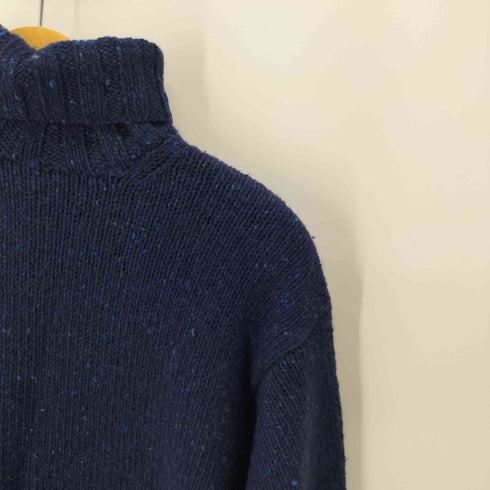 ジェイクルー J.CREW ウール100 タートルネック ニット ネップ メンズ import:M