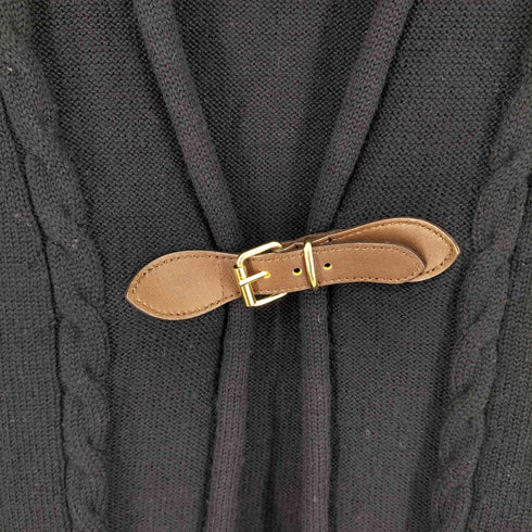 ブルックスブラザーズ BROOKS BROTHERS フロントベルト ウールカーディガン レディース import:S