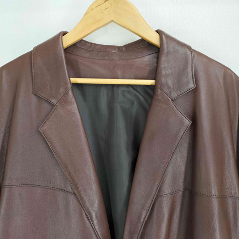 VOLS NOUS レザー チェスターコート メンズ