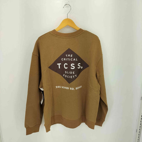 ティーシーエスエス TCSS CRITICAL SLIDE ロゴプリント クルーネックスウェット メンズ JPN:L