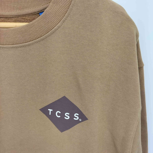 ティーシーエスエス TCSS CRITICAL SLIDE ロゴプリント クルーネックスウェット メンズ JPN:L