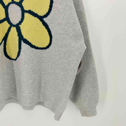 ジュンレッド JUNRed フラワーデザイン クルーネックニット メンズ JPN:M