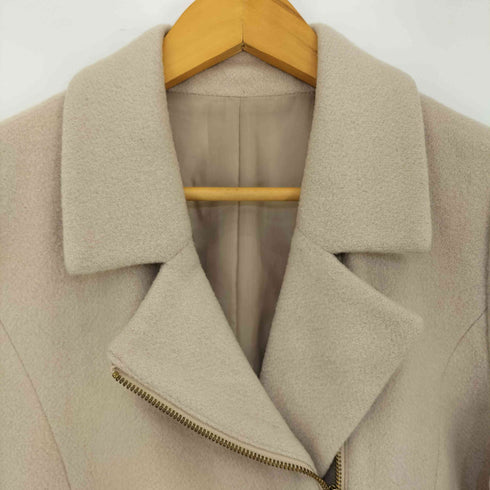 ラウンジドレス Loungedress ライダース型 ジップアップコート レディース FREE