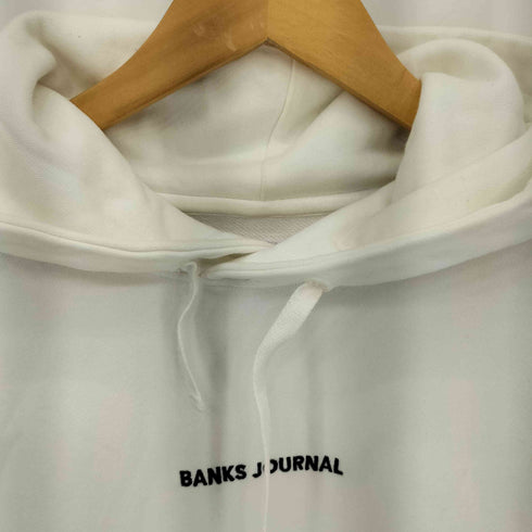 バンクスジャーナル BANKS JOURNAL ORGANIC COTTON ロゴ刺繍 プルオーバーパーカー メンズ JPN:L
