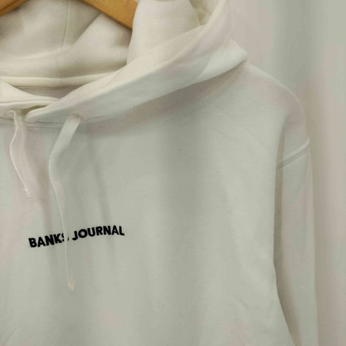 バンクスジャーナル BANKS JOURNAL ORGANIC COTTON ロゴ刺繍 プルオーバーパーカー メンズ JPN:L