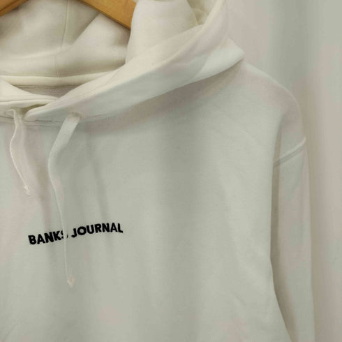 バンクスジャーナル BANKS JOURNAL ORGANIC COTTON ロゴ刺繍 プルオーバーパーカー メンズ JPN:L