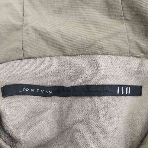 HAMCUS PRMTVSM ナイロン切替ハーフジップフーディー import メンズ 4