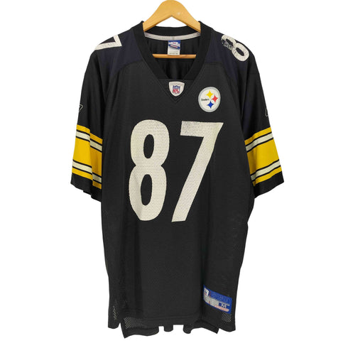 リーボック Reebok NFL スティーラーズ ユニフォーム アメフトゲームシャツ 87 メンズ JPN:M