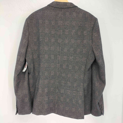 ザラ ZARA グレンチェックテーラードジャケット メンズ EUR:54