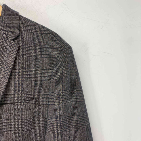 ザラ ZARA グレンチェックテーラードジャケット メンズ EUR:54