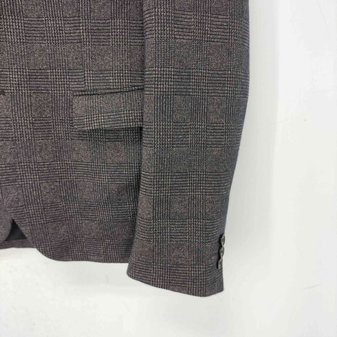 ザラ ZARA グレンチェックテーラードジャケット メンズ EUR:54