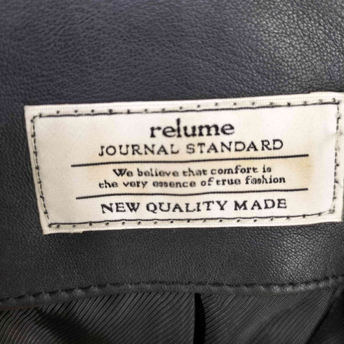 ジャーナルスタンダードレリューム JOURNAL STANDARD relume SHEEP SKIN ライダースジャケット メンズ JPN:S