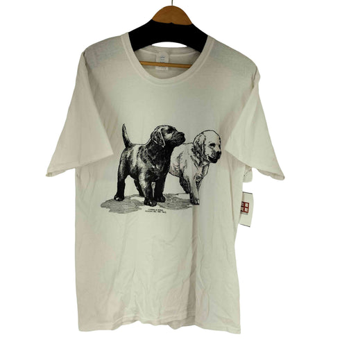 ポートアンドカンパニー PORT and COMPANY ドッグプリント S/S Tシャツ レディース