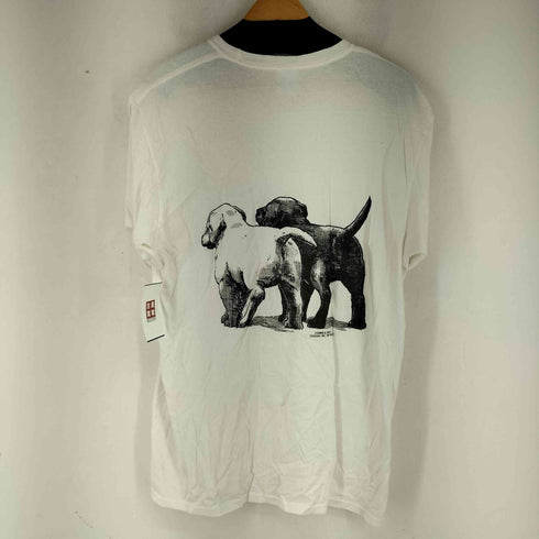 ポートアンドカンパニー PORT and COMPANY ドッグプリント S/S Tシャツ レディース
