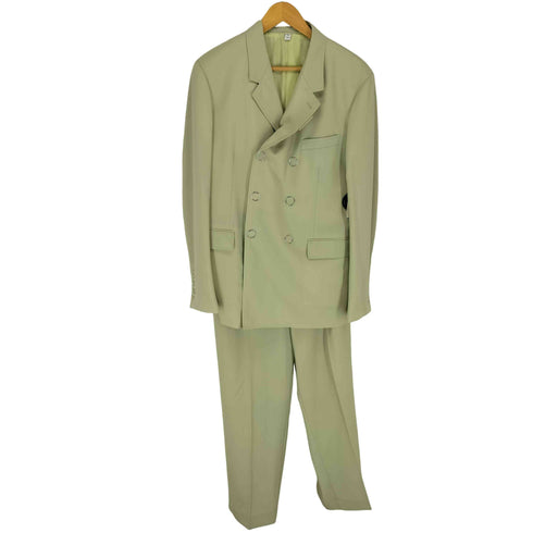 バーバリー BURBERRY スナップボタン ダブルブレスト3Bテーラードジャケットセットアップ メンズ 50