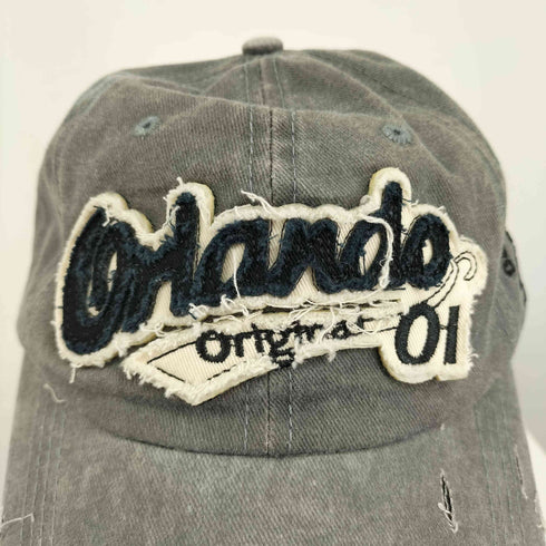 ダメージ加工 ベースボールキャップ レディース