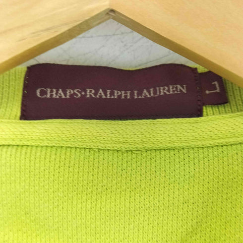 チャップスラルフローレン CHAPS RALPH LAUREN ロゴ刺繍 ショートスリーブ ポロシャツ メンズ import:L