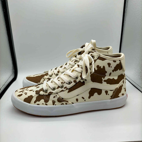 バンズ VANS SKATE LIZZIE COW BROWN/WHITE スケート リジー カウ ハイカット スニーカー メンズ UK:9
