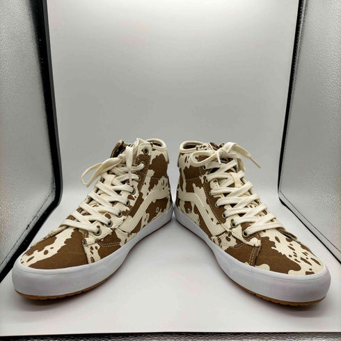 バンズ VANS SKATE LIZZIE COW BROWN/WHITE スケート リジー カウ ハイカット スニーカー メンズ UK:9