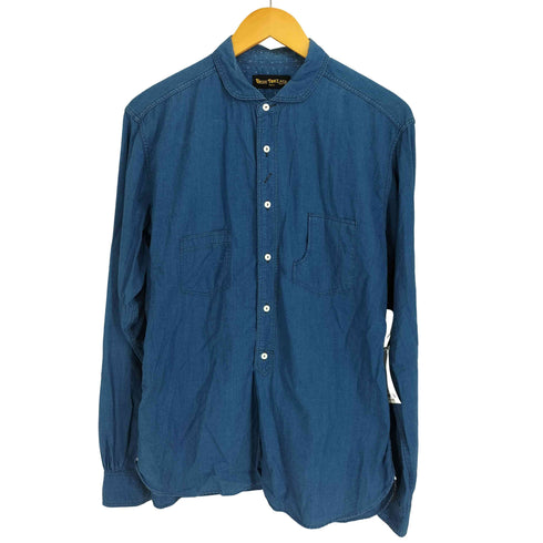 ウエストトゥワイス WASTE TWICE インディゴワークシャツ メンズ US:38