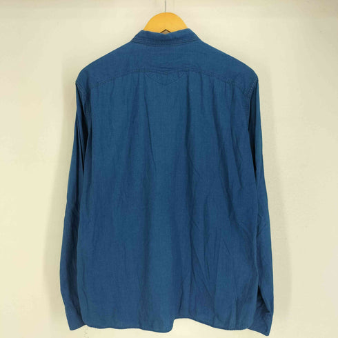 ウエストトゥワイス WASTE TWICE インディゴワークシャツ メンズ US:38