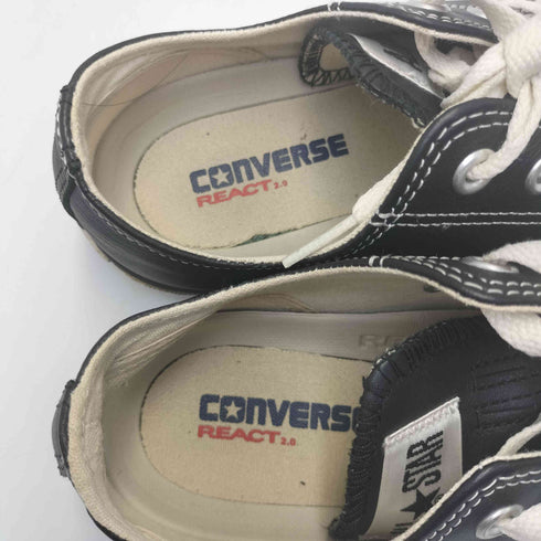 コンバースリアクト CONVERSE REACT LEATHER ALL STAR OX レザーオールスター ローカット スニーカー レディース JPN:25