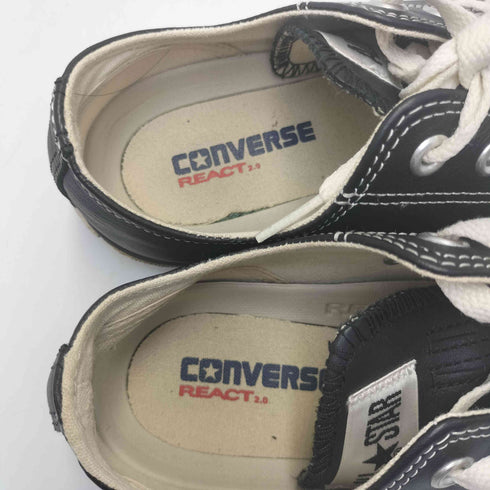 コンバースリアクト CONVERSE REACT LEATHER ALL STAR OX レザーオールスター ローカット スニーカー レディース JPN:25