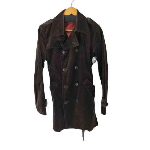 カスタムカルチャー CUSTOM CULTURE ベルベット ダブルブレストコート メンズ JPN:44