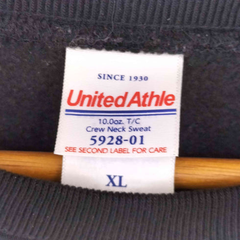 ユナイテッドアスレ UNITED ATHLE 両面プリント クルーネックスウェット メンズ import:XL