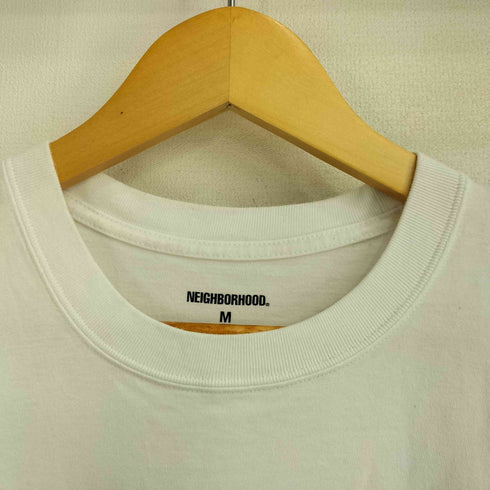ネイバーフッド NEIGHBORHOOD 両面ロゴプリント クルーネック半袖カットソー メンズ import:M