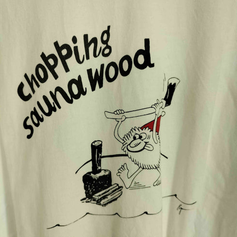 Sea Sauna Shack 薪割りロングスリーブTシャツ メンズ JPN:XL