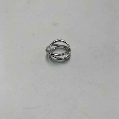 ♯17.5号 刻印無 シルバー コイル デザインリング メンズ  17.5号