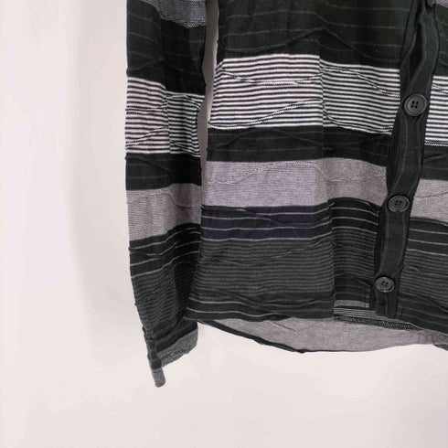 ゼロバイトルネードマート Zero by TORNADO MART タックランダムボーダーカーディガン メンズ JPN:L