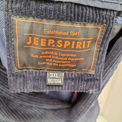 jeep spirit コーデュロイ テーラードジャケット メンズ 3XL