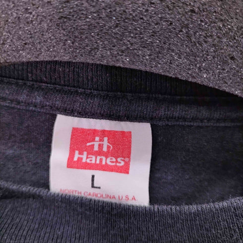 ヘインズ Hanes 90s シングルステッチ 無地 クルネックTシャツ メンズ JPN:L