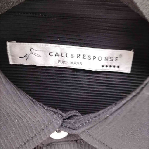 コールアンドレスポンス CALL&RESPONSE TOBIKIRI STRIPE レギュラーカラーシャツ メンズ JPN:5