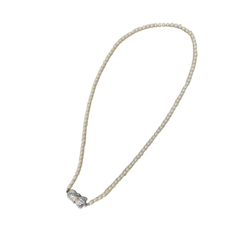 MIKIMOTO SIL刻印 パール/真珠 ネックレス 直径3mm レディース ONE SIZE