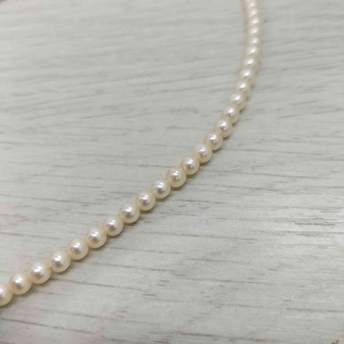 MIKIMOTO SIL刻印 パール/真珠 ネックレス 直径3mm レディース ONE SIZE