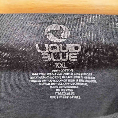 リキッドブルー LIQUID BLUE リメイク バンド タンクトップ メンズ import:XXL